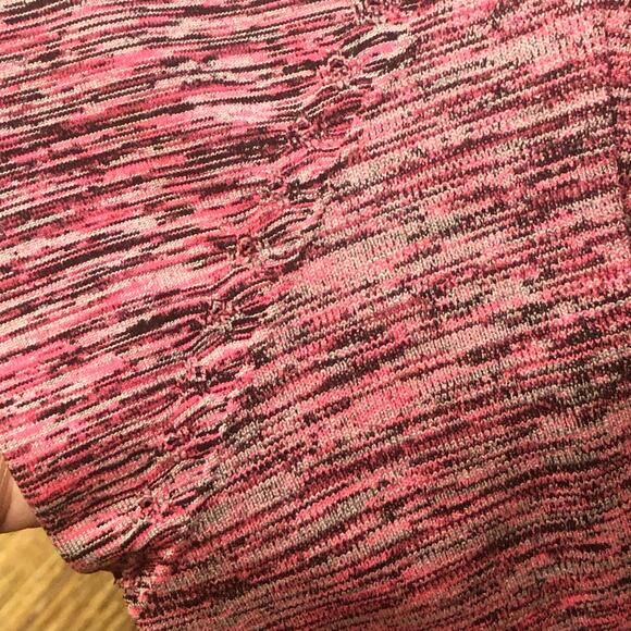 NWOT Intimately Free People Pink Black Barely There Space Dye Bodysuit Size XS/S - Picture 8 of 15